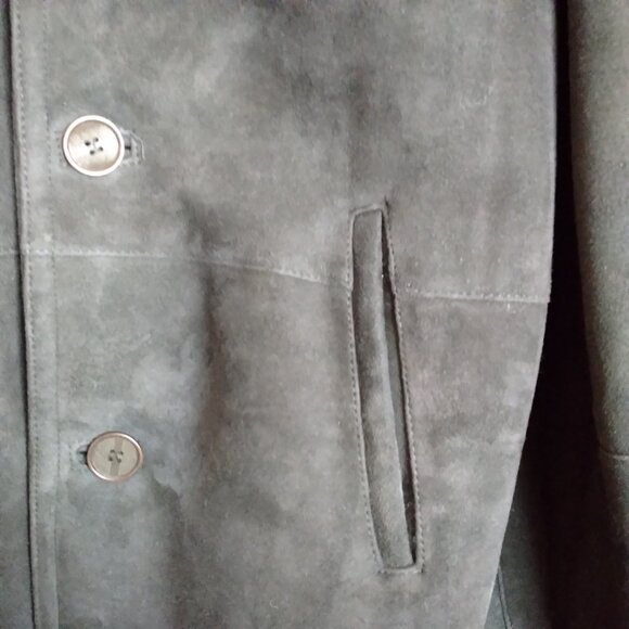 NWOT The Fur Vault Men's Brown Shearling Coat Size Medium - Picture 4 of 12